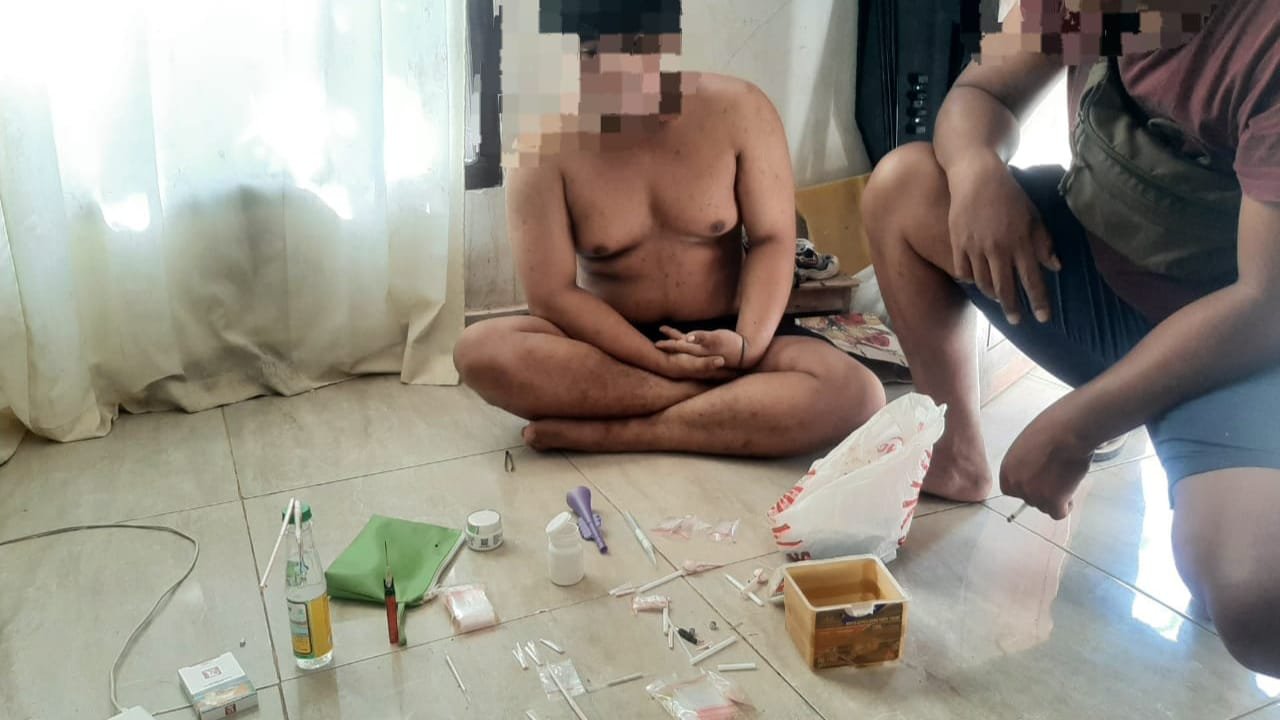 Pengedar sabu di Pujut Lombok Tengah ditangkap polisi, Jumat (11/8).