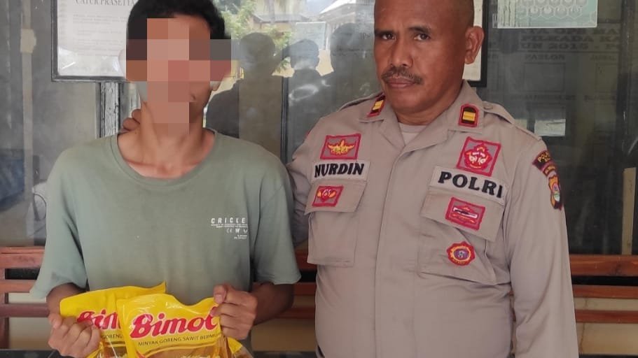 Pemuda inisial MD (28 tahun) warga Desa Kananta Kecamatan Donggo Kabupaten Bima ditangkap Polsek Bolo, Minggu (5/11/2023).