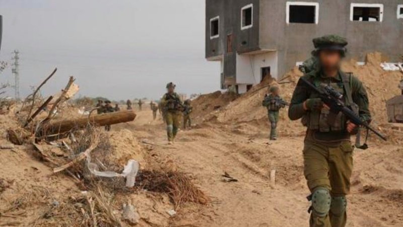 Pasukan IDF dalam aksi serangan darat di Jalur Gaza