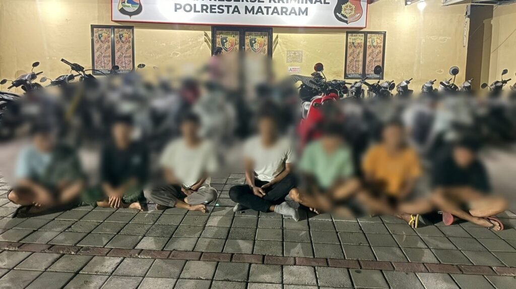 Komplotan curanmor dibekuk Polresta Mataram, Jumatb (29/3/2024).