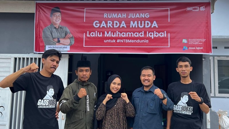 Garda Muda Pendukung Calon Gubernur NTB Lalu Iqbal