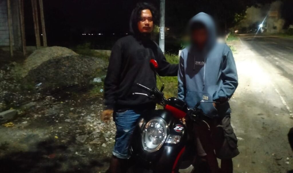 Pemuda inisial RS, 23 tahun asal Desa Talabiu Kecamatan Woha Kabupaten Bima ditangkap polisi, Selasa (2/4/2024).