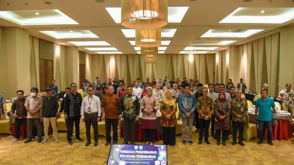 acara Penguatan Pengembangan Kerja Sama Perdagangan Provinsi Kalimantan Timur dan Provinsi NTB di Mataram, Jumat (17/5/2024).