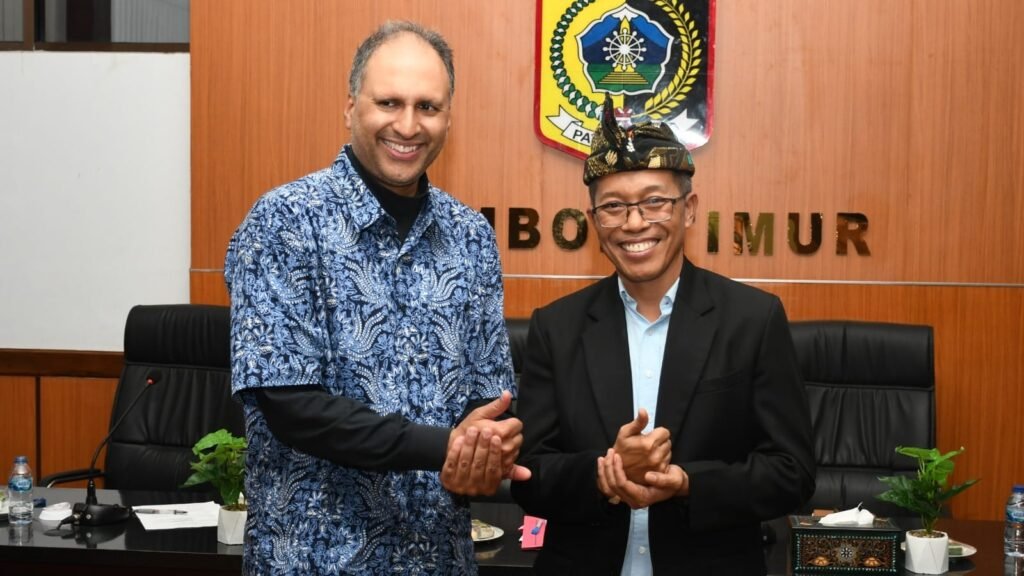 PJ Bupati Lombok Timur saat menerima tim dari Kedutaan Kanada dan tiga lembaga Perserikatan Bangsa-Bangsa (PBB).