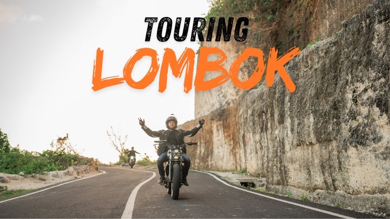 Ilustrasi Motor Touring keliling Lombok