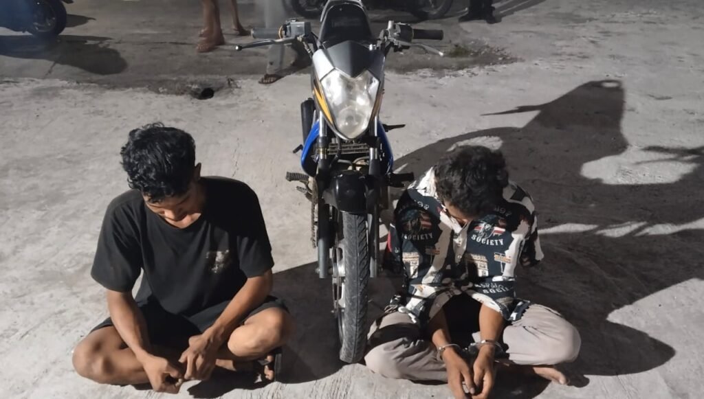 Dua pelaku pencurian sepeda motor di Narmada ditangkap polisi.