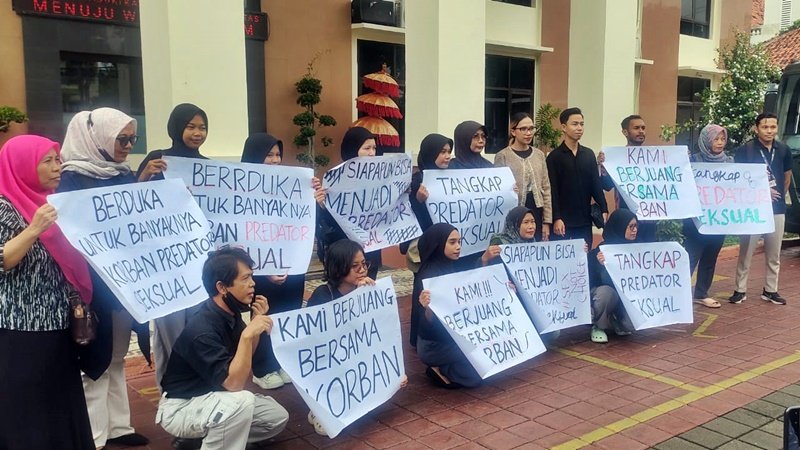 Koalisi Anti Kekerasan Seksual NTB di sidang ke 4 agus disabilitas