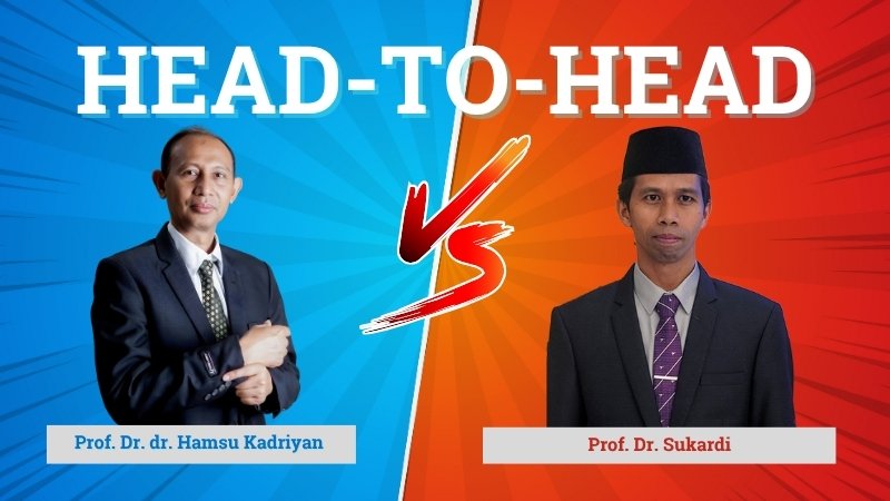 Prof Hamsu Kadriyan dan Prof Sukardi