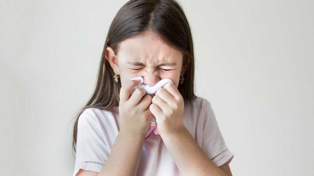 Ilustrasi penderita flu