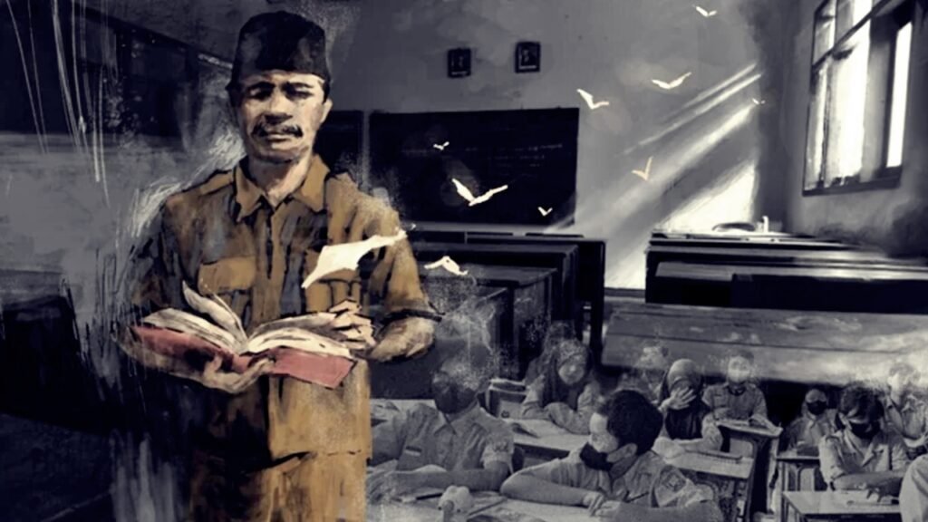 Ilustrasi guru PPK