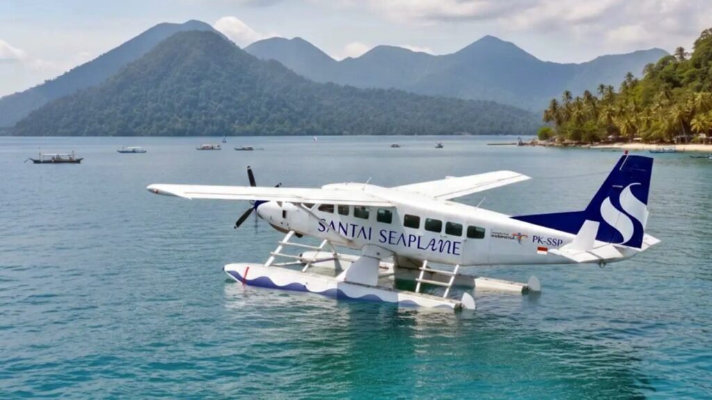 Ilustrasi pesawat amphibi