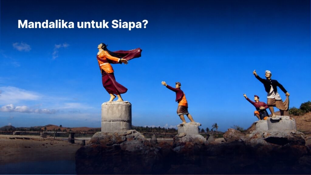 Patung Putri Mandalika di Pantai Seger Kuta Mandalika