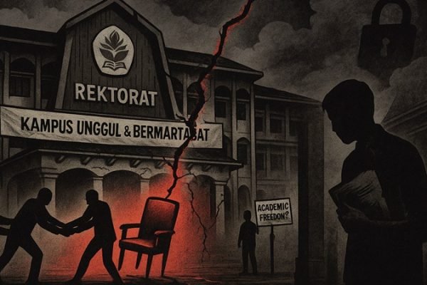 Ilustrasi Kampus Unram Bermartabat