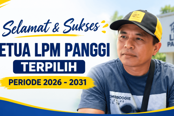 Edy Darmawangsyah, Ketua LPM Panggi terpilih.