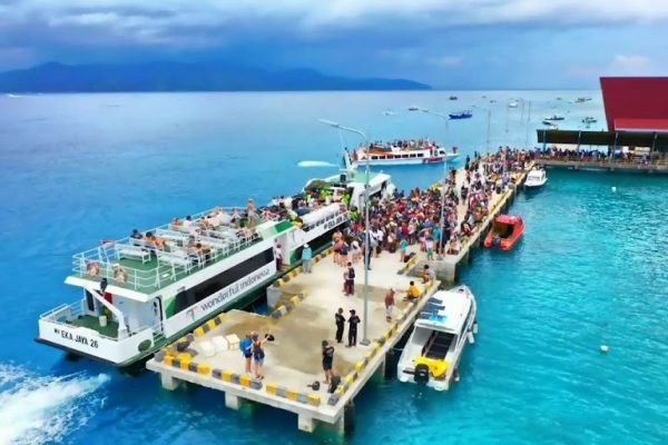 Pelabuhan Gili Trawangan. (Dokumentasi pelabuhan Gili Trawangan)