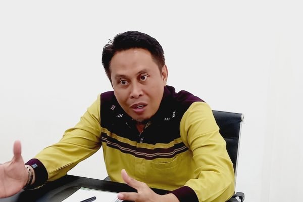 Kepala Diskoperindag Lombok Utara, Haris Nurdin. (Foto. kicknews.today/Anggi)