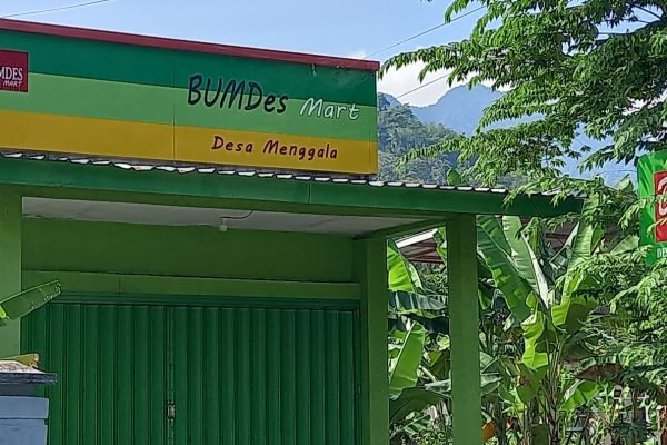 Salah satu BUMDES yang ada di Desa Menggala, Kecamatan Pemenang, KLU. (Foto. kicknews.today/Anggi)