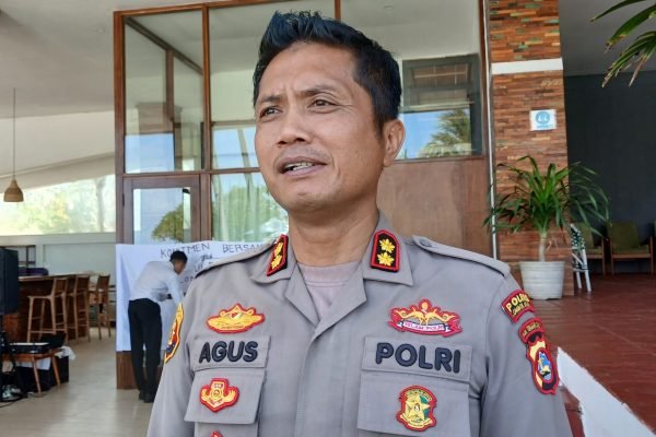 Kapolres Lombok Utara, AKBP Agus Purwanta. (Foto. kicknews.today/Anggi)