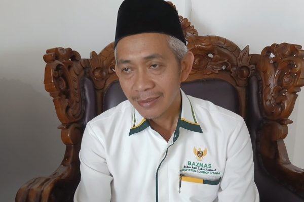Ketua Baznas KLU, Slamet Riyadi. (Foto. kicknews.today/Anggi)