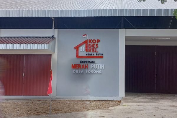 Gerai KDMP yang ada di Desa Sokong, Lombok Utara. (Foto. kicknewa.today/Anggi)