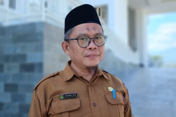 Kepala Dinas Dikbudpora Lombok Utara, M. Najib. (Foto. kicknews.today/Anggi)