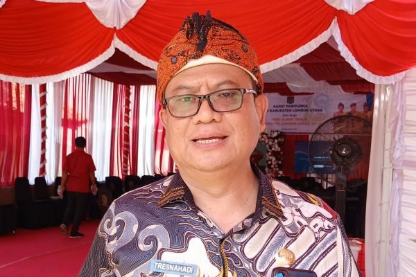 Kepala DKP3 Lombok Utara, Tresnahadi. (Foto. kicknews.today/Anggi)