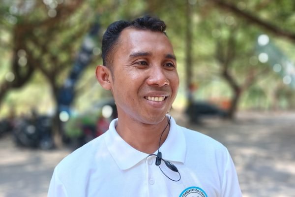Calon Kepala Desa Malaka, Iwan Suyadi. (Foto. kicknews.today/Anggi)