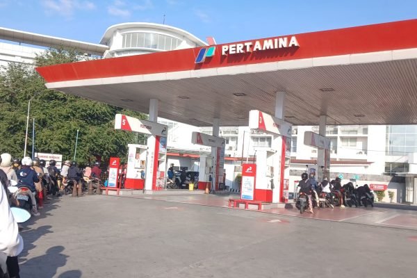 SPBU Majapahit, Kota Mataram. (Foto. kicnews.today/Anggi)