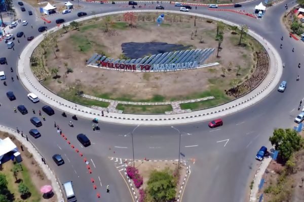 Bundaran jalan BayPass Mandalika