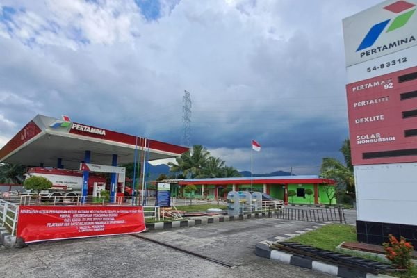 SPBU Tanak Song, Tanjung yang terkena penutupan operasi oleh PN Mataram. (Foto. kicknews.today/Anggi)