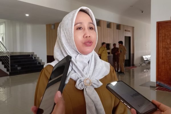 Kepala Dptmpsp-Naker, Evi Winarni. (Foto. kicknews.today/Anggi)