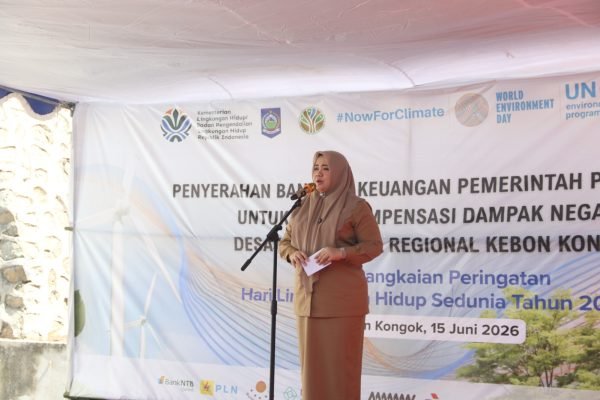 Wakil Gubernur NTB Hj Indah Damayanti Putri (poto kicknews.today/adpim)