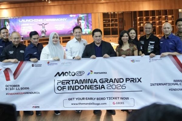 Launching Penjualan tiket Pertamina Grand Prix of Indonesia 2026 resmi dibuka. (Foto. kicknews.today/Ist)
