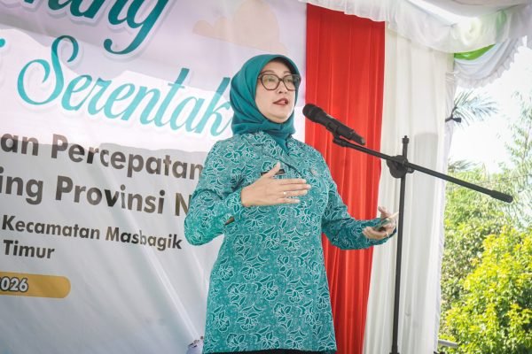 Ketua TP PKK NTB, Sinta M. Iqbal (foto kicknews.today/adpim)