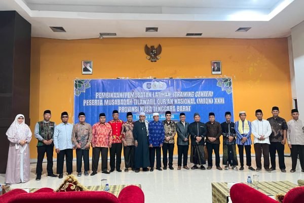 Training Center yang dibuka oleh Sekretaris Daerah Provinsi NTB, Abul Chair. (Foto kicknews.today/adpim)