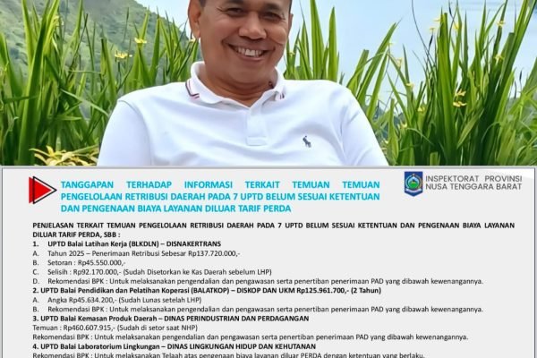 Kepala Dinas Komunikasi, Informatika dan Statistik Provinsi NTB sekaligus Juru Bicara Pemerintah Provinsi NTB, Dr. H. Ahsanul Khalik (foto kicknews.today/adpim)