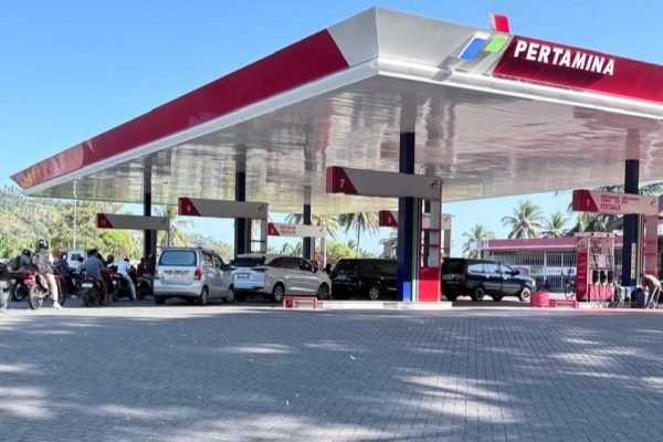 Salah satu pertamina yang ada di Pemenang. (Foto. kicknews.today/Ist)