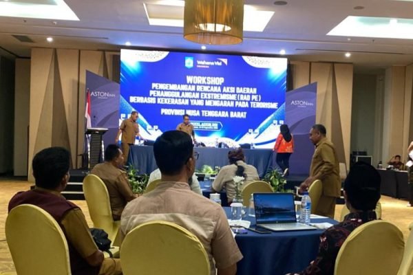Workshop Pengembangan Rencana Aksi Daerah Penanggulangan Ekstremisme(RAD PE) Provinsl Nusa Tenggara Barat Tahun 2026. (foto kicknews.today/adpim)