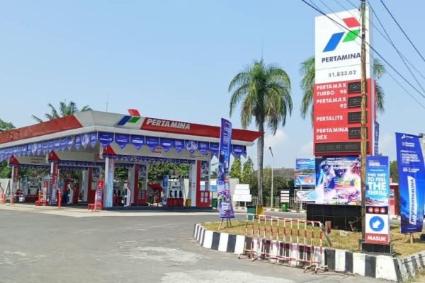 Salah satu Pertamina yang ada di Lombok Tengah. (Foto. kicknews.today/Ist)