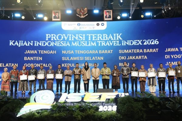 Gelaran Indonesia Sharia Economic Festival (ISEF) ke-13 di Jakarta International Convention Center (JICC), Jumat 16/10 (foto kicknews.today/adpim)