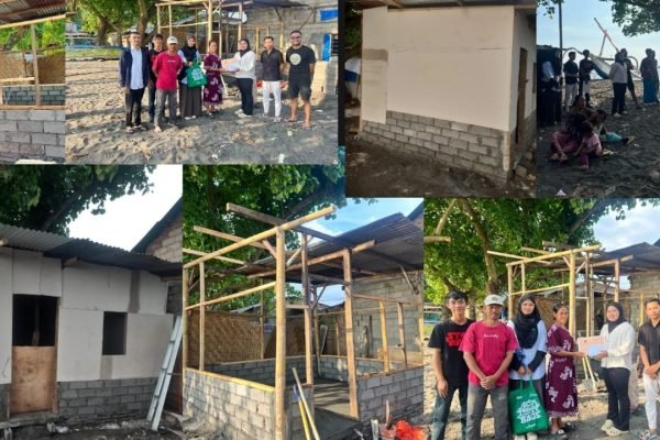 Sekolah Pesisi Juang bantu warga terdampak banjir rob di Ampenan Mataram.