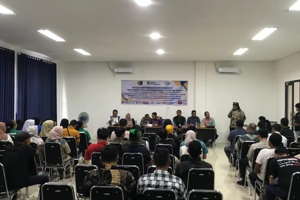 Kegiatan diskusi dan sosialisasi tentang PMI.