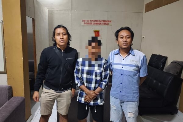 Pelaku pencabulan anak berhasil diamankan di Polres Lombok Timur.