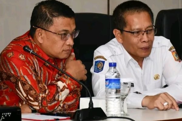 Wakil Bupati Lombok Timur, H. Moh. Edwin Hadiwijaya dan Bupati Kabupaten Musi Rawas Utara, H. Devi Suhartoni. foto: Dok. Pemda Lotim