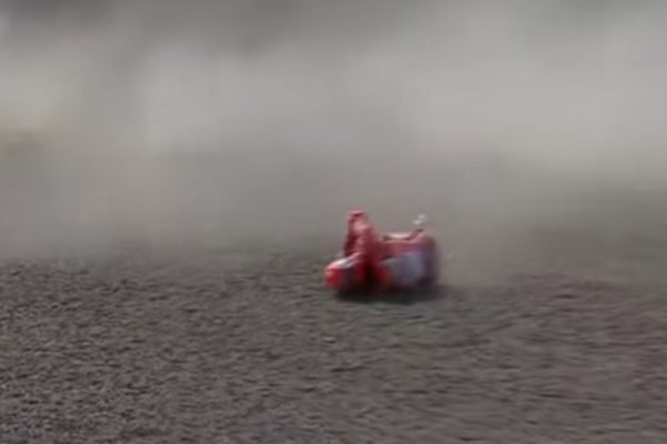 Marc Marquez kembali terjatuh di Sirkuit Mandalika (foto kicknews.today/ist)