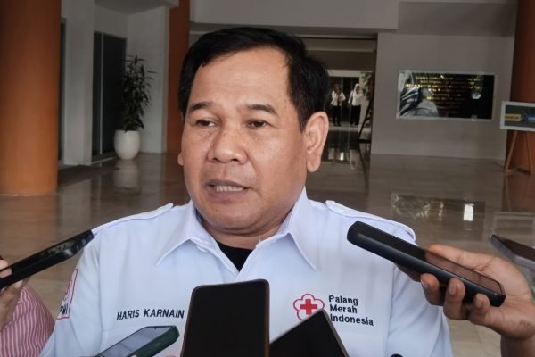 Ketua PMI Lombok Barat Haris Karnain. (foto kicknews.today/wn)