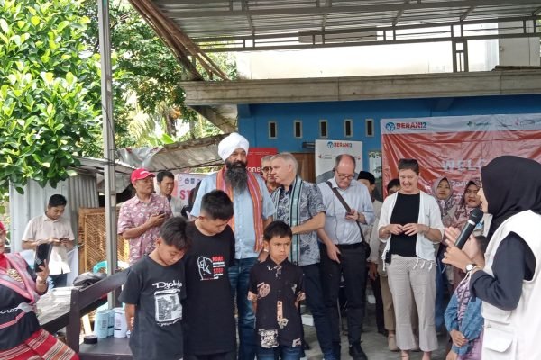 Kegiatan kunjungan mentri Kanada beserta duta besar Kanada di Lombok Timur. Foto. Ist