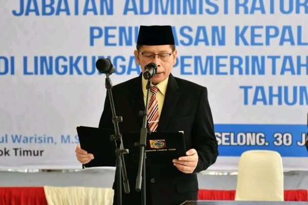 Wakil Bupati Lombok Timur, H. Moh. Edwin Hadiwijaya. Foto. Dok. Pemda