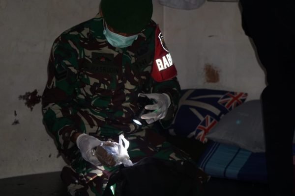 Razia di Lapas Selong Kelas llB. Foto. Dok. Lapas Selong