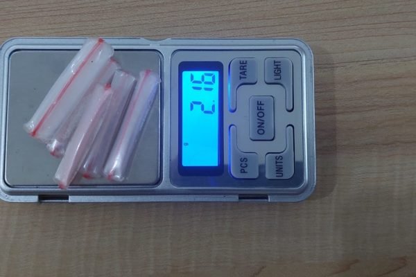 Barang bukti seberat total 2,16 gram diamankan TNI dari dua pelaku di Lombok Timur. Foto. Ist